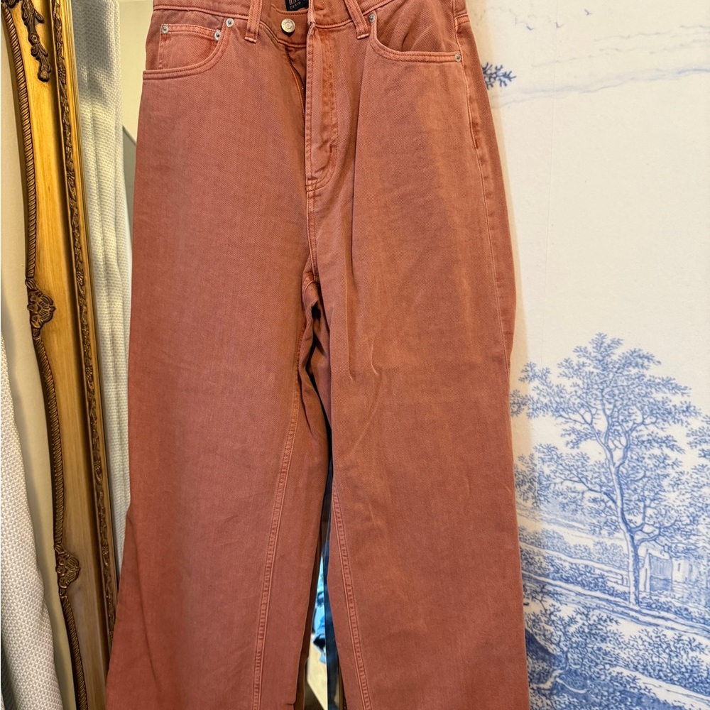 Gap Rust-Colored Wide Leg Jeans
